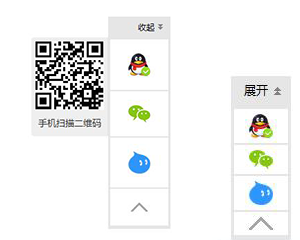 為zblogPHP等網站添加返回頂部、QQ、旺旺、二維碼等在線客服功能的特效代碼教程